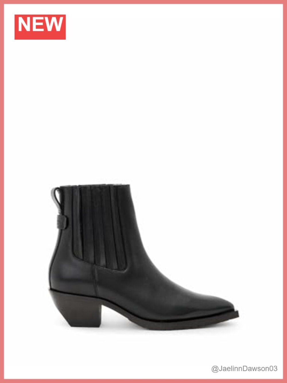 AllSaints Marcie Chelsea Leather Ankle Boots